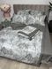 Постільна білизна з жакардової бавовни з літньою ковдрою та 4 наволочки бежеве/сіре гілочки Сімейний розмір М8 фото 3